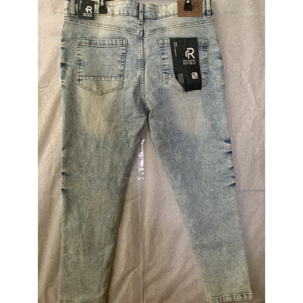 REFINERY REPUBLIC Men's Stretch Comfort Jeans Size 40 X 32 (1261) NEW